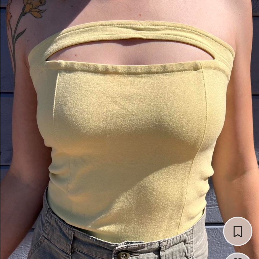Tube Top with Cutout